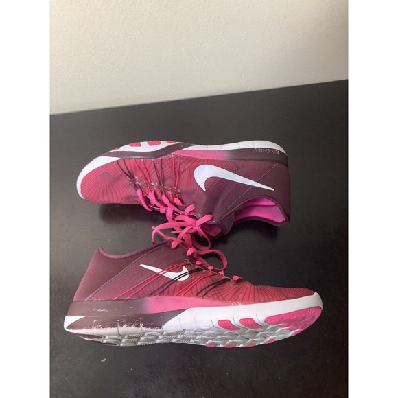 Nike Free TR 6 Womens Running Training Shoes Pink Size 10 Used - Picture 9 of 12